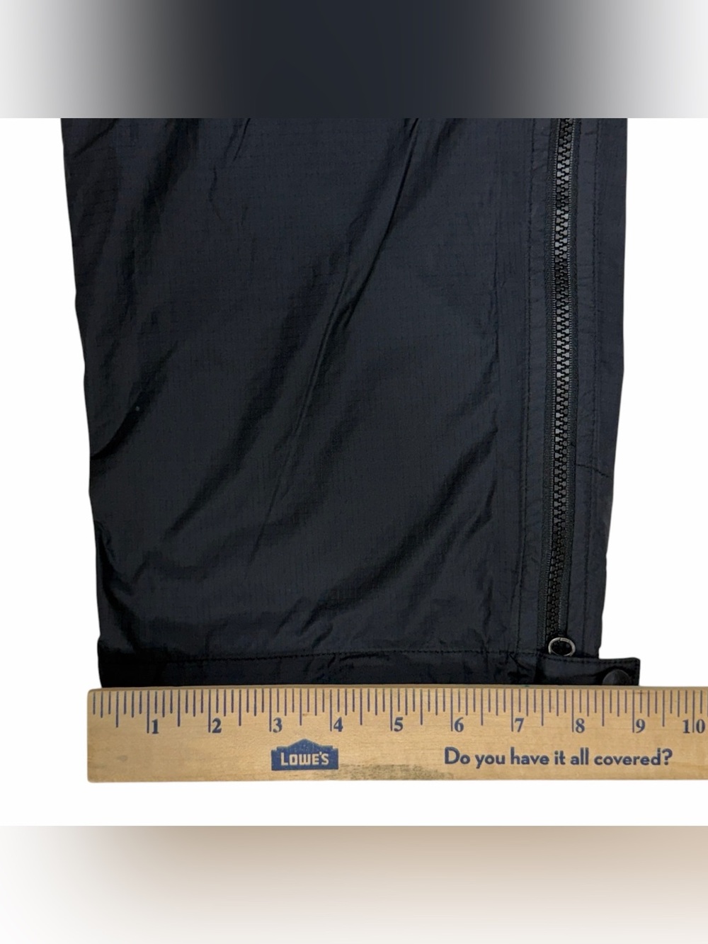 Marmot Precip Pants Medium Black Nylon Full Zip Gorpcore Rain Waterproof Hiking - Picture 14 of 14